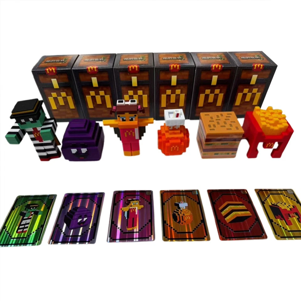 1/6Set 2025 McDONALD'S Minecraft Movie Adult Happy Meal Toys Gifts Collectable - image 4 of 4