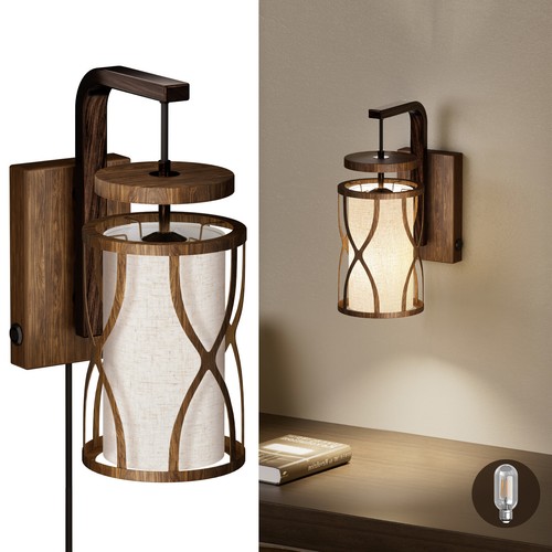 Vintage Adjust Brightness Wall Light Touch Control Wall Sconce Fixture Indoor - Picture 9 of 11