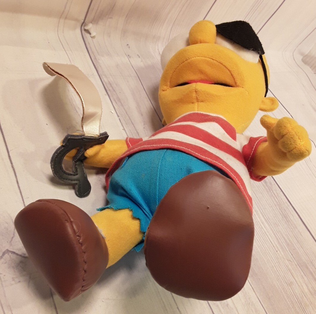 Vintage Rrrrrr Bart Simpson Pirate Plush Eye Patch with Sword | eBay