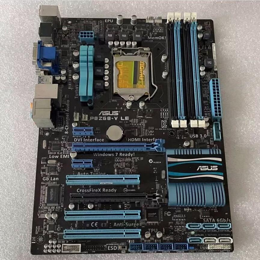 CPU メモリ付き　ASUS　P8Z68-V LE　LGA1155 Used - Very Good: ASUS P8Z68-V LE LGA 1155 ATX Intel