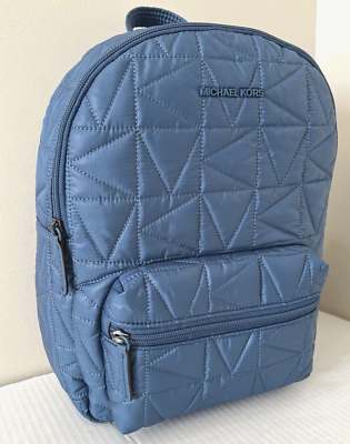 New in Bag Michael Kors Winnie Medium Quilted Nylon DK Chambray Backpack New Michael Kors Winnie Medium Backpack Quilted Nylon Dark  main image 2