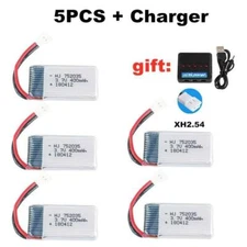 Lipo Battery 752035 3.7v 400mah 20c For Hubsan X4 H107 H107d H107l Jd385 388 Rc