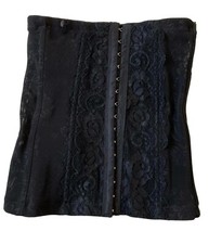 Kathy Ireland Intimates Women Size Medium Corset Black 10H-28