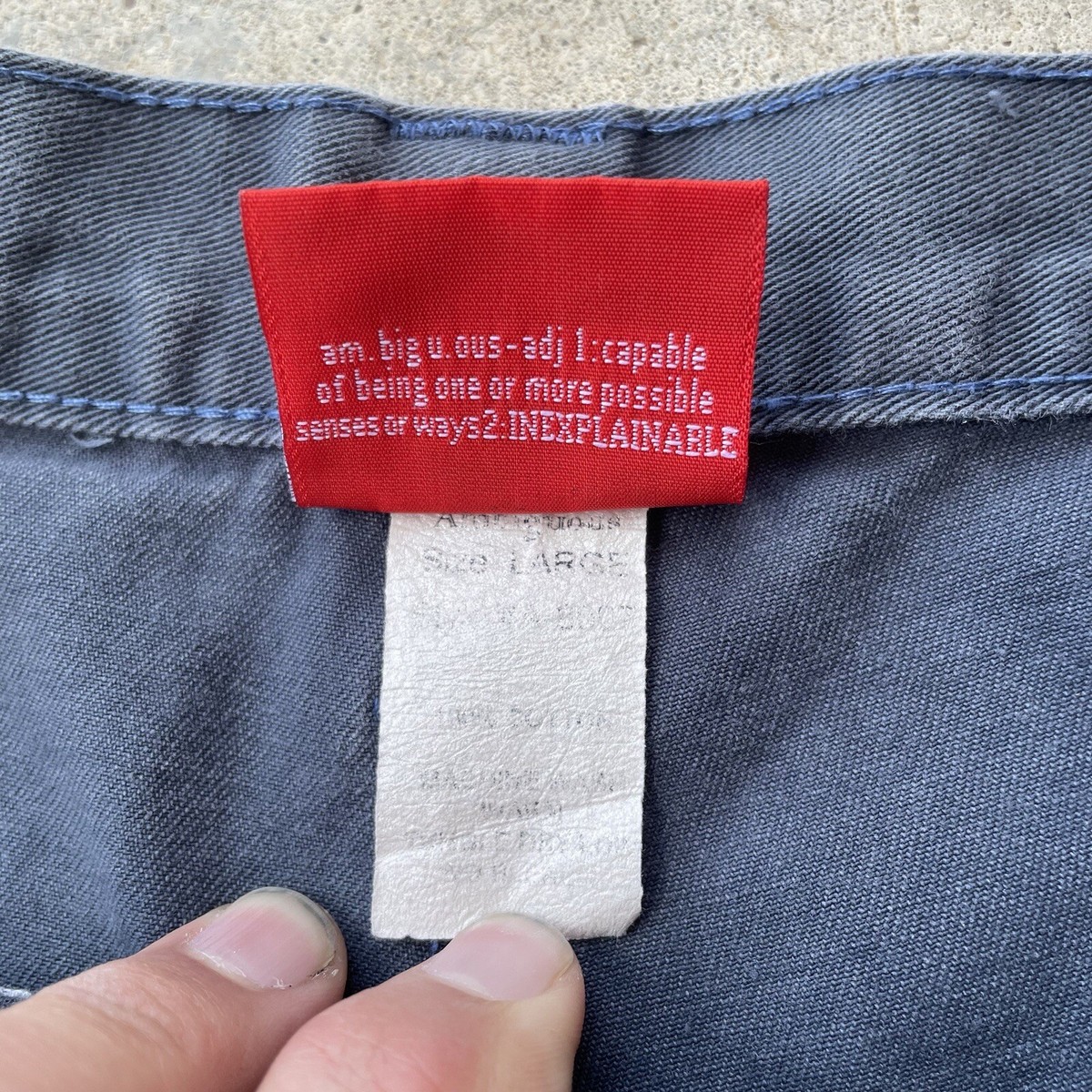 Vtg 90s Y2K Ambiguous Industries Skate Brand Wide Leg Baggy Vtg 90s Y2K Ambiguous Industries Skate Brand Wide Leg Baggy