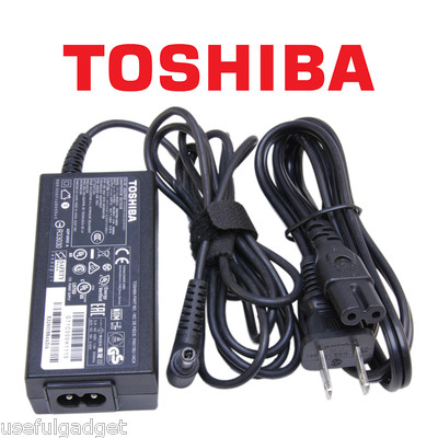 Original OEM Toshiba 45W-65W AC Charger Power Adapter Cord For Satellite series