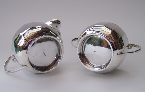 1928 SOLID STERLING SILVER 3-PIECE TEA SET MAPPIN & WEBB - Picture 20 of 24