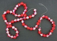6mm Hyacinth BiCone AB Glass Bead Strand