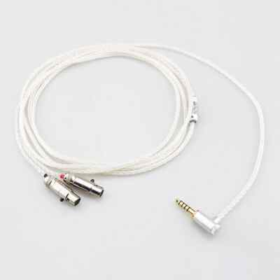 Pure Silver Earphone Cable 4.4mm Plug for Audeze LCD-2 LCD-3 LCD-4 LCD-X LCD-XC