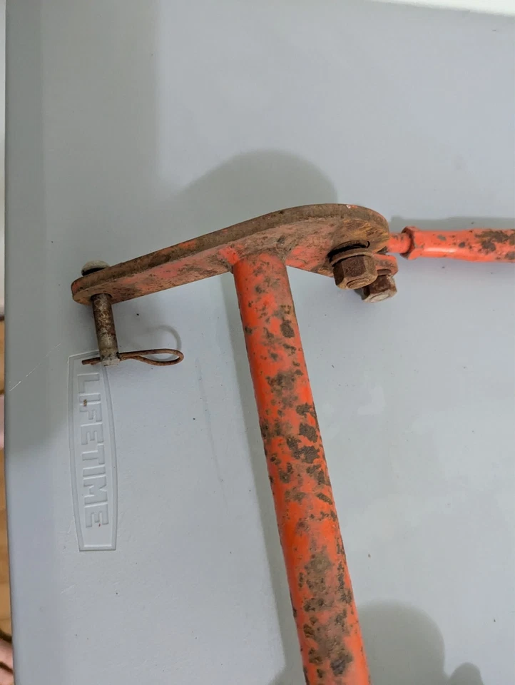 Conjunto de barra estabilizadora de cubierta de cortacésped vintage Simplicity/Allis Chalmers Foto 2 de 4