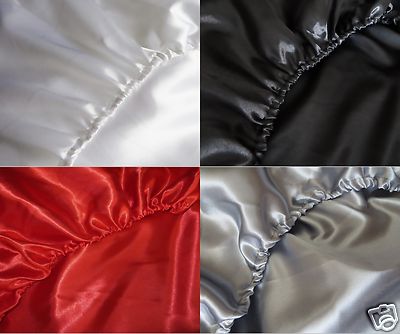 Spannbettlaken Aus Seiden-Satin – Glänzend, Atmu Produktbild-Vorschau 3