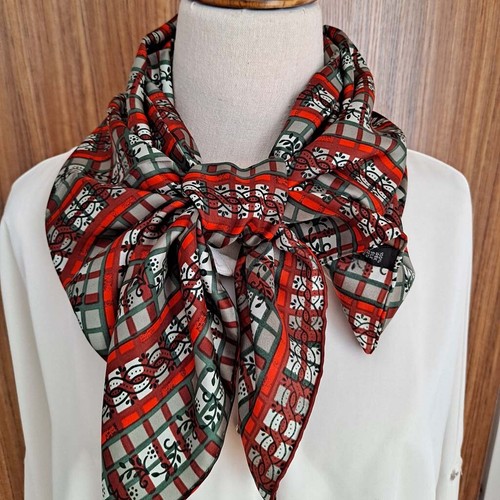 Sale New Vintage Mens Women Genuine Mulberry Silk Satin Square Scarves Gift 6871 - Picture 4 of 7