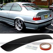 Fits 92-98 Bmw 3 Series E36 2dr Ac Style Unpainted Abs Roof Spoiler Wing