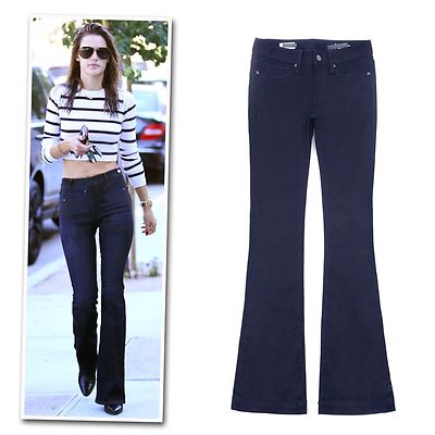 Gap navy blue blue high-rise flare 