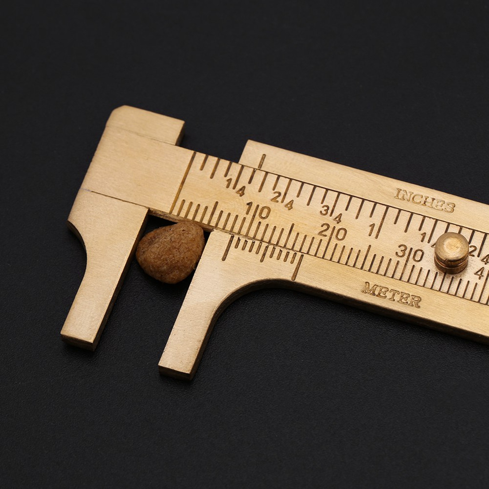 80mm Brass Sliding Gauge Vernier Caliper Ruler Measuring Tool Mm/inch ...