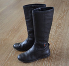 GUCCI Girls Black Leather Tall Boots Size EURO 28/US 11 EUC Made in ITALY! — photo 2