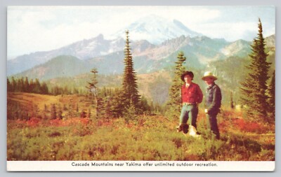 Postcard Cascade Mountains near Yakima Washington