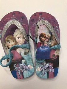 elsa and anna flip flops