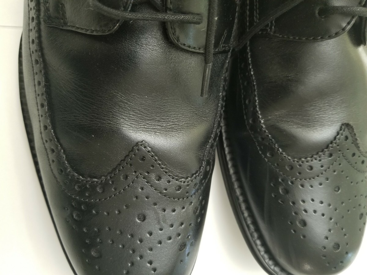 Chaps Mens Black Dress Shoe Size 11.5 Nice Men main image 2