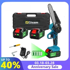 Battery Electric Chainsaw 6Inch Rechargeable Woodworking Saw Handheld Pruning