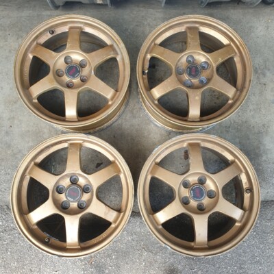 Aero Subaru　GOLD希少カラー JDM Rays eng Sti 16