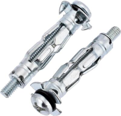 20 Stück M4 x 38 mm Schwerlast Metall Gipskarton Hohlwand Befestigungen Anker