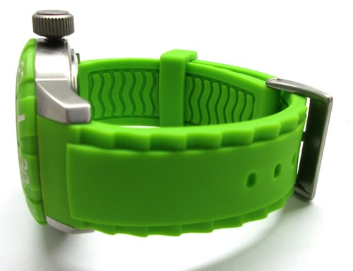 Nautica A13640G Wrist Watch 50mm Green and Stainless Steel - Picture 2 of 4