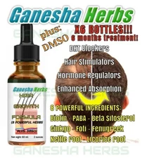 Regrow Formula Hair Growth Hair Loss Treatment 8 POWERFUL Ingredients X6 Bottles