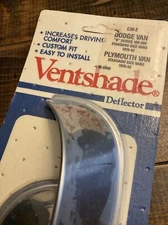 Rain Guards 2Pc Window Vent Visor Shade For Dodge Plymouth Van 1976 NOS