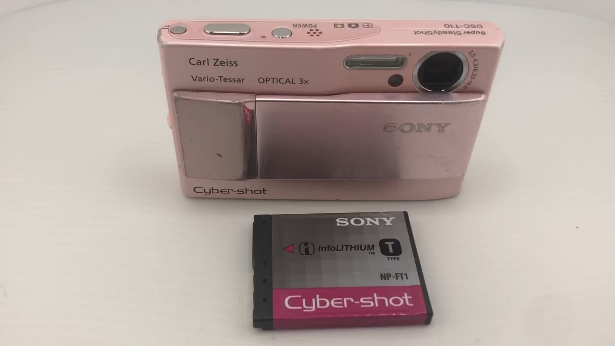 Sony Cyber-shot DSC-T10 7.2MP Digital Camera 3x Optical Zoom - 100