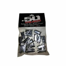 16 Flat Lug Nuts 12x1.25 17mm Hex Chrome for Kawasaki, Yamaha (2008-2019+)