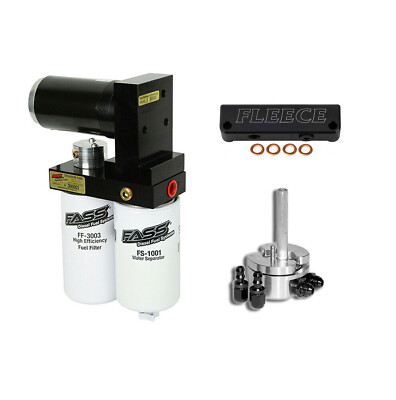 FASS Titanium 165 GPH Lift Pump Sump Fleece Fuel Filter Bypass For 10-18 Cummins