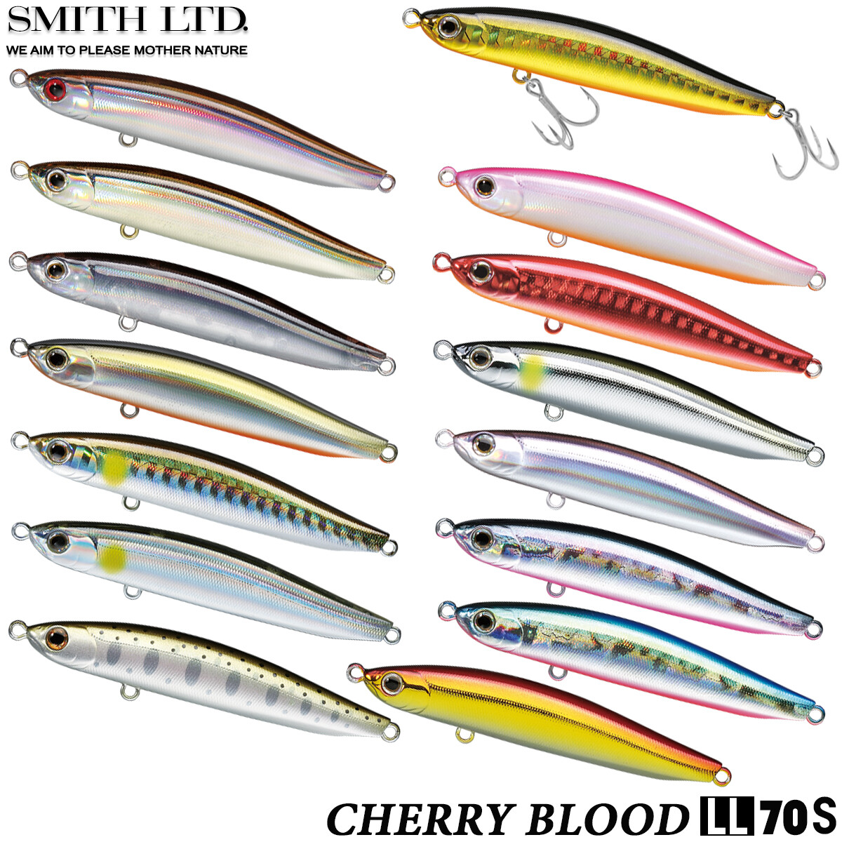 Smith Cherry Blood LL70S 7.7 g Assorted Colors Native Trout