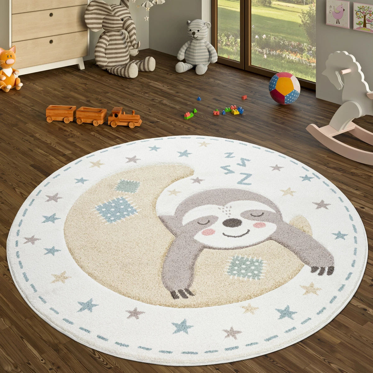 Niedlicher Faultier Teppich 40x60 Cm - Rutschfest & Waschbar Für Kinderzimmer