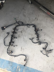 1999 2000 Ford Mustang GT Engine Injector Wire Wiring ... 2000 mustang wiring harness 