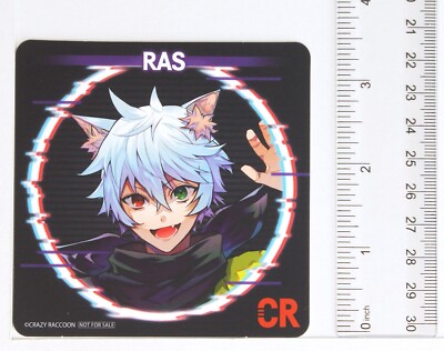 Crazy Raccoon Coaster Card Ras Gigo Campaign Drink Order Bonus | eBay