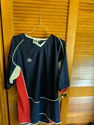 #ad Admiral Two Embroidered Soccer Jerseys Size XXL Mini Lot $30.17