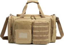 Gun Range Bag for Handguns and Ammo Tactical Pistol Case Shooting Range Duffle B
