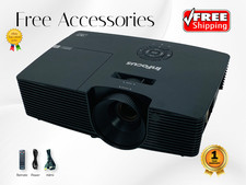 3LCD Projector for Education, Gaming, Zoom 3500 Lumens Full HD 3D w/Accessories  