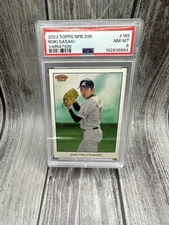 2023 TOPPS NPB 206 Variation #165 Roki Sasaki PSA 8 Nm-mt Chiba Lotte Marines