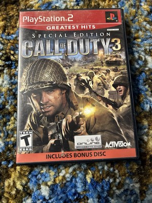 Call of Duty 3: Special Edition Greatest Hits (PlayStation 2, 2007) CIB, Tested