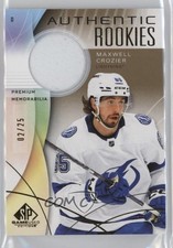 2024 Upper Deck SP Game Used Gold Premium Memorabilia 2/25 Maxwell Crozier 1r1g