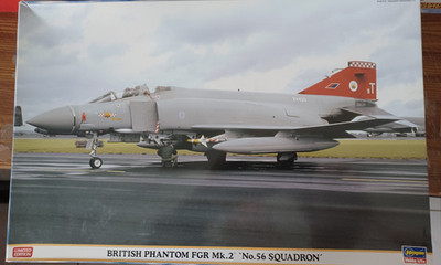 1:48 Hasegawa British Phantom FGR Mk.2 No.56 Squadron   extrem selten