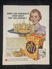 Magazine Ad* - 1936 - Nabisco - RITZ Crackers