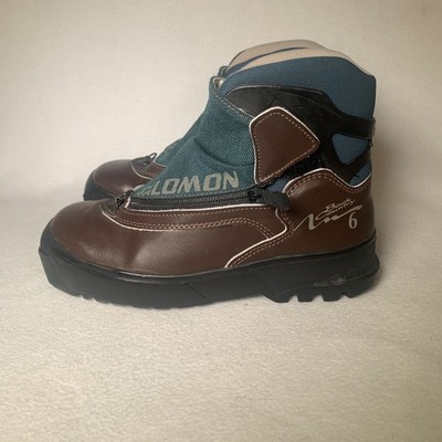 Salomon Nordic Cross Country Ski Boots Insulated SNS Back Country EU 38 US 6-6.5