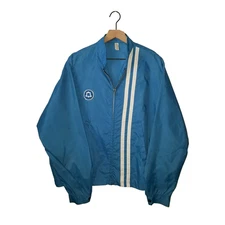 BELL Company Phone Service Technician Jacket Vintage 60s Racing Stripe USA XL