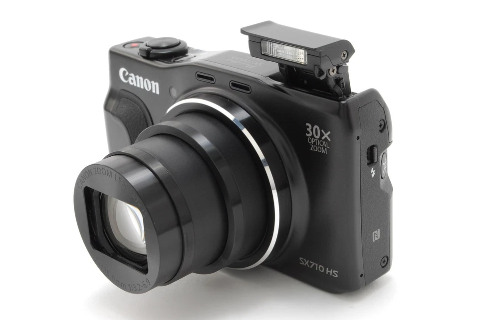 [EXCELENTE COMO NUEVA] Cámara digital compacta Canon PowerShot SX710 HS negra 20,3 MP Japón Foto 4 de 4