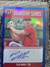 Tyler Mahle 2018 Donruss Signature Series Auto 42/99 Cincinnati Reds Autograph