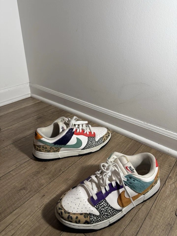 Talla 10.5 - Nike Dunk SE Low Safari Mix W Foto 2 de 4