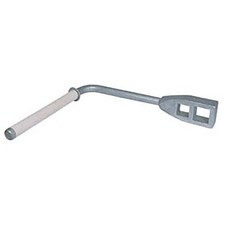 Galvanised Double Head Lock Windlass Winding Handle - Rotating Handle