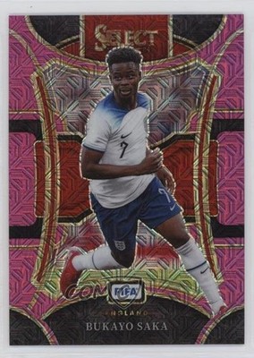 2023-24 Panini Select FIFA Mezzanine Pink Mojo Prizm 47/199 Bukayo Saka #179 1u6